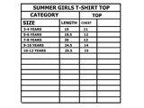 NEW NAVY BLUE FANTASTIC PRINTED T-SHIRT TOP FOR GIRLS
