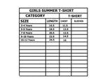 NEW PEACH DUCK PRINTED LYCRA FABRIC T-SHIRT FOR GIRLS